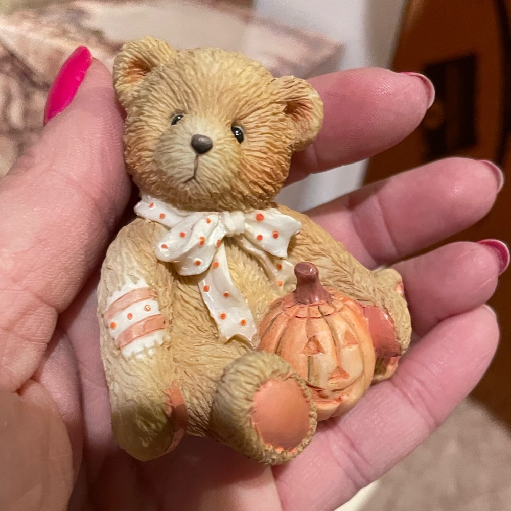 🆕 Cherished Teddies 1993 October Bear Oscar